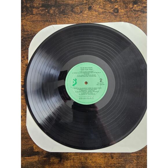 Vintage Slim Whitman Just For You Special Projects Liberty Records SLL-8140 - Picture 6 of 7